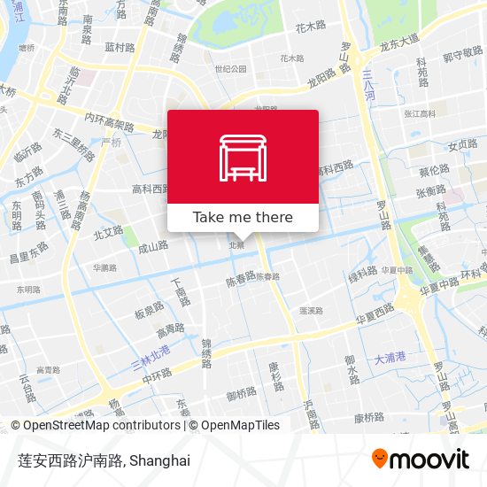 莲安西路沪南路 map