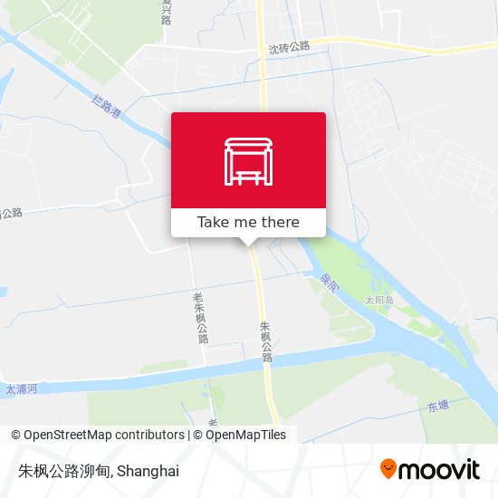 朱枫公路泖甸 map