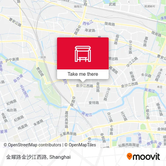 金耀路金沙江西路 map