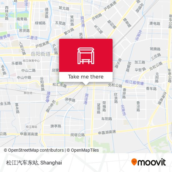 松江汽车东站 map