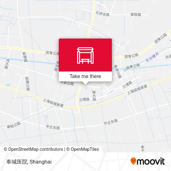 奉城医院 map
