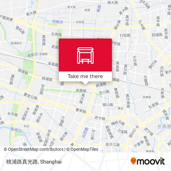 桃浦路真光路 map