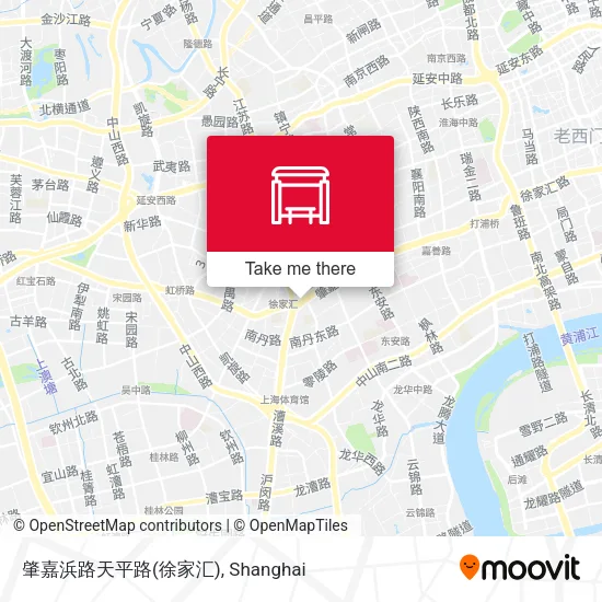肇嘉浜路天平路(徐家汇) map