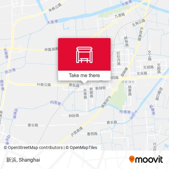 新浜 map