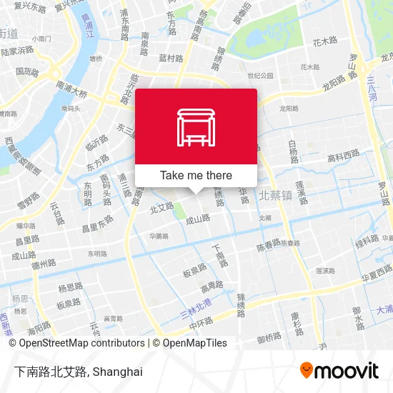 下南路北艾路 map