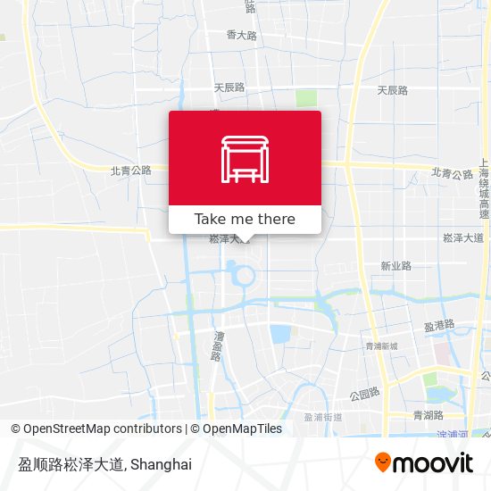 盈顺路崧泽大道 map