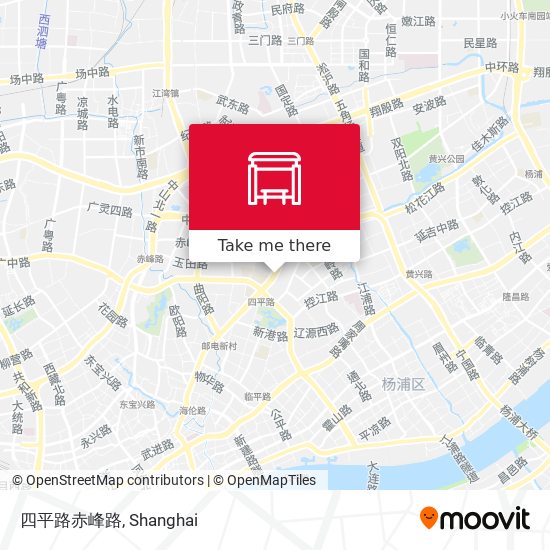 四平路赤峰路 map