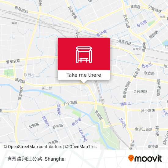 博园路翔江公路 map
