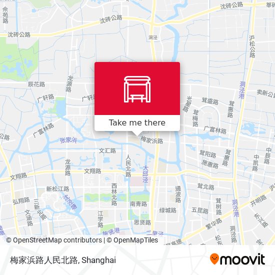 梅家浜路人民北路 map