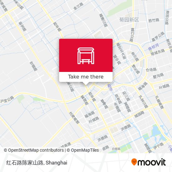 红石路陈家山路 map