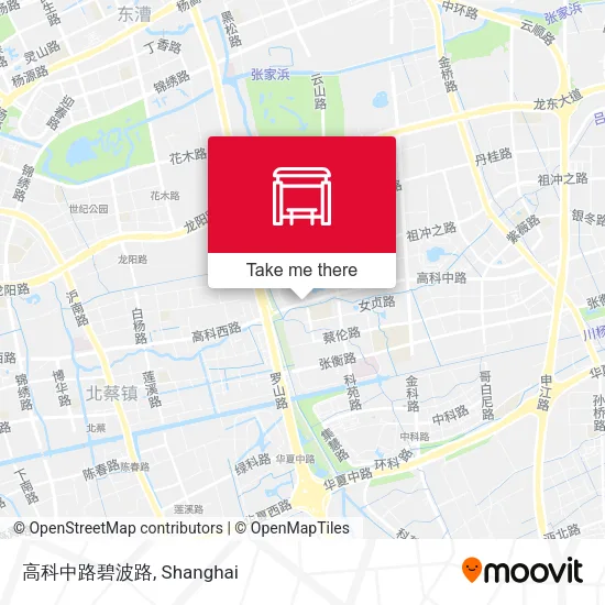 高科中路碧波路 map