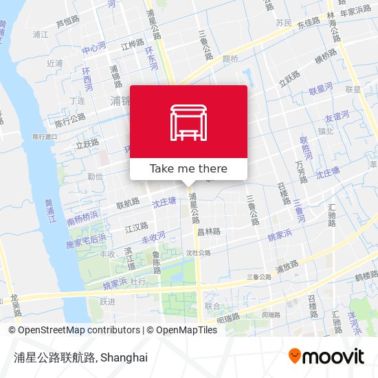 浦星公路联航路 map