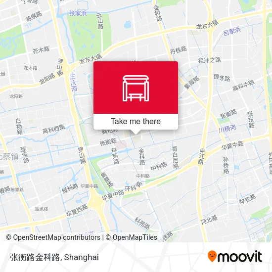 张衡路金科路 map