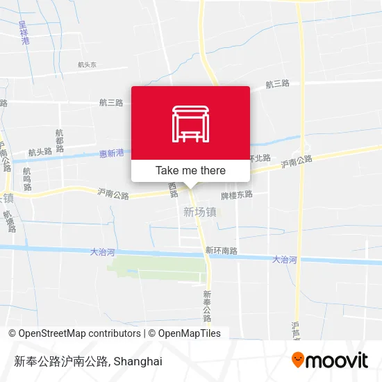 新奉公路沪南公路 map