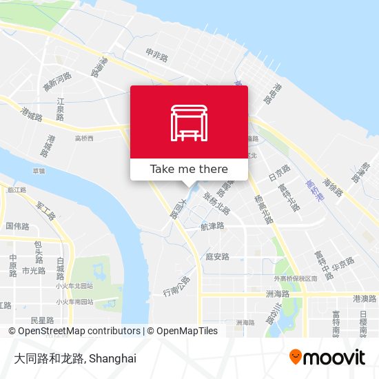 大同路和龙路 map