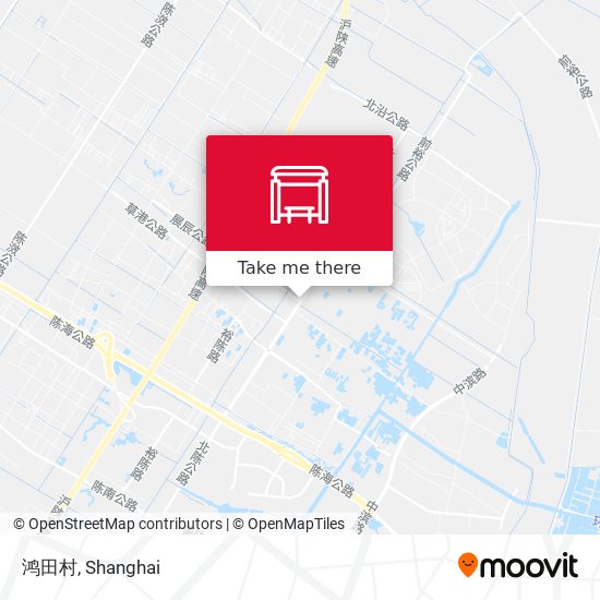 鸿田村 map