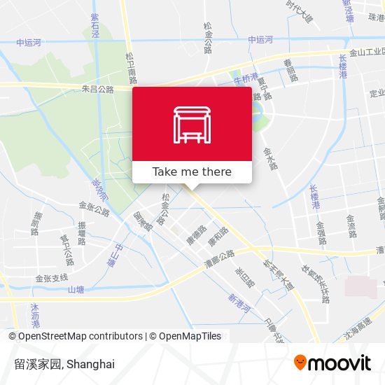 留溪家园 map