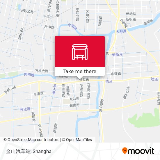 金山汽车站 map