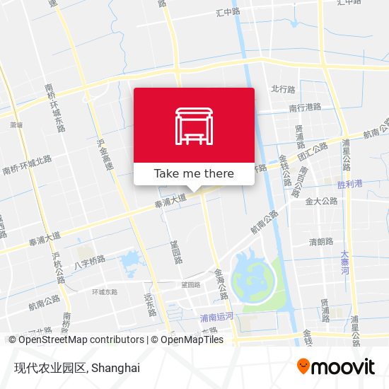 现代农业园区 map