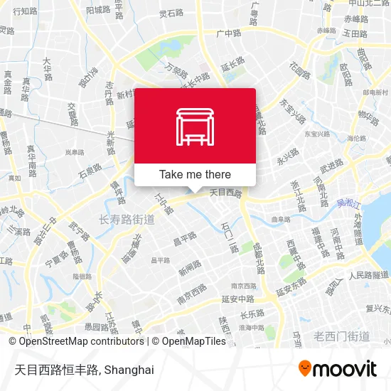 天目西路恒丰路 map