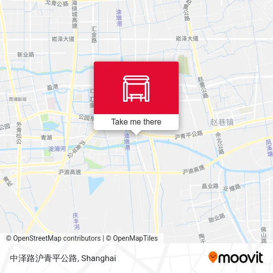 中泽路沪青平公路 map
