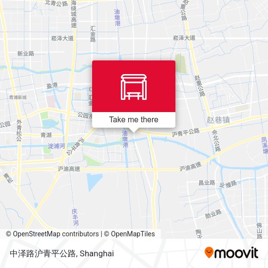 中泽路沪青平公路 map