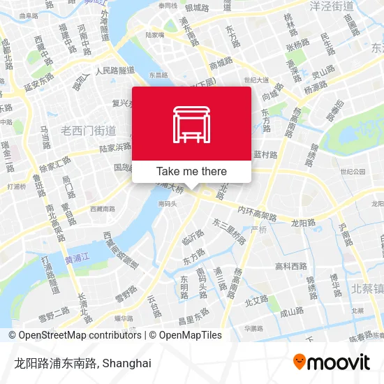 龙阳路浦东南路 map