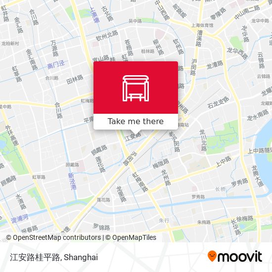 江安路桂平路 map