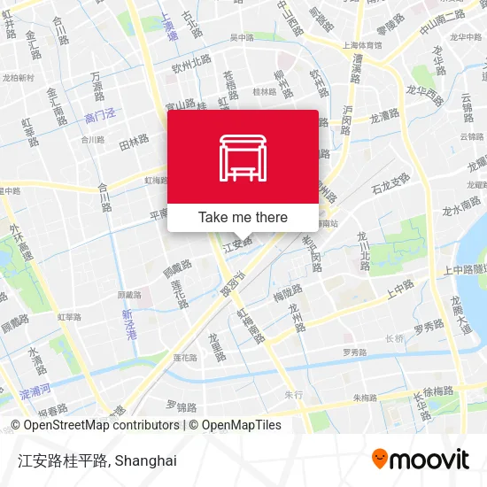 江安路桂平路 map