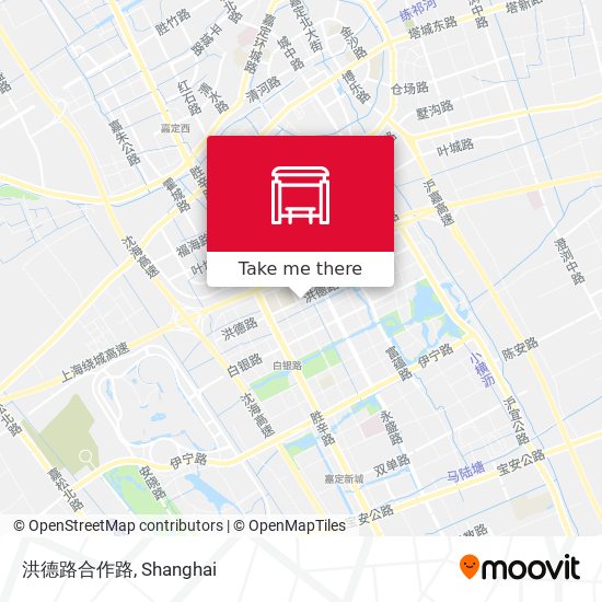 洪德路合作路 map
