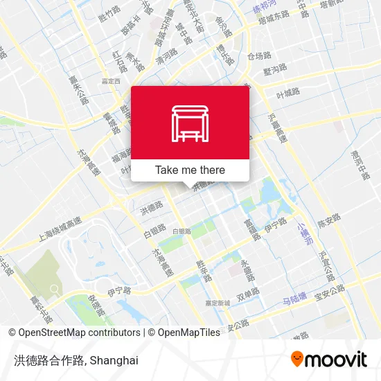 洪德路合作路 map