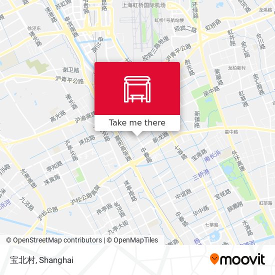 宝北村 map