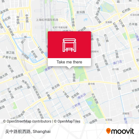 吴中路航西路 map