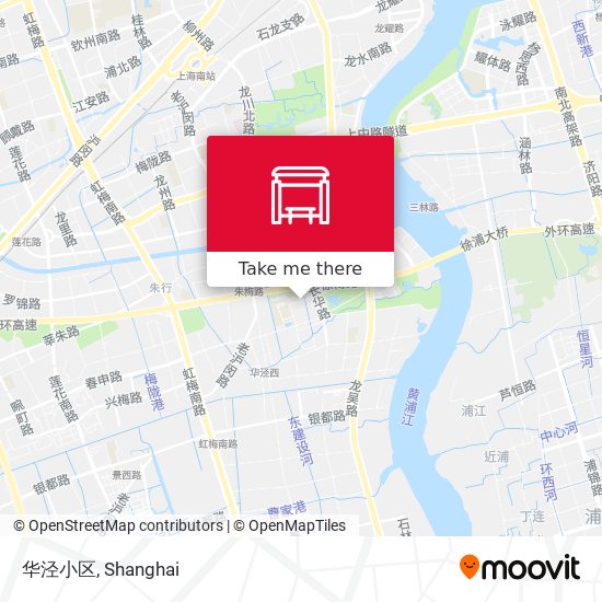 华泾小区 map
