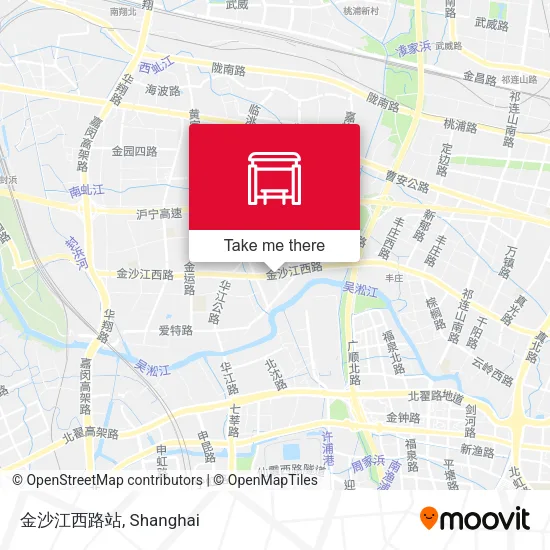 金沙江西路站 map