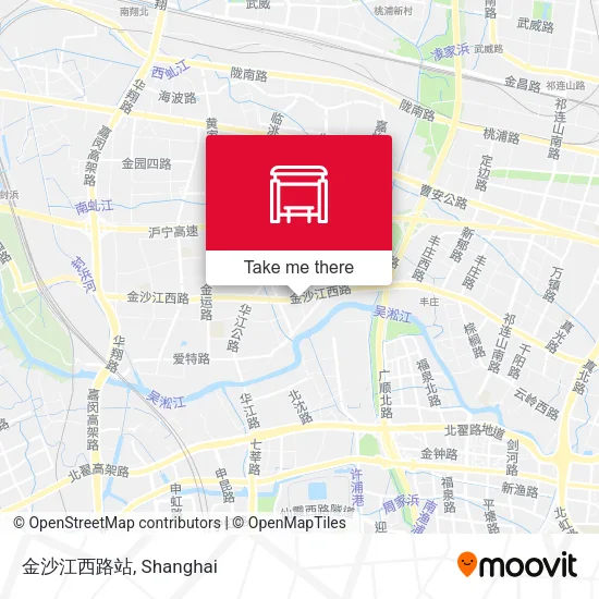 金沙江西路站 map