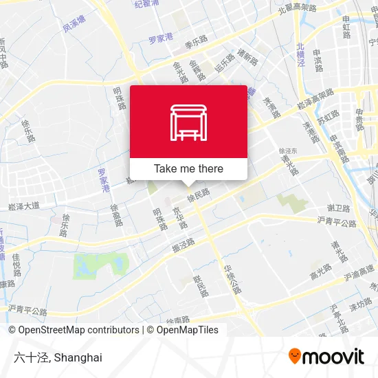 六十泾 map