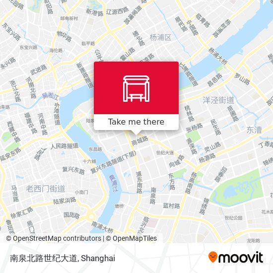 南泉北路世纪大道 map