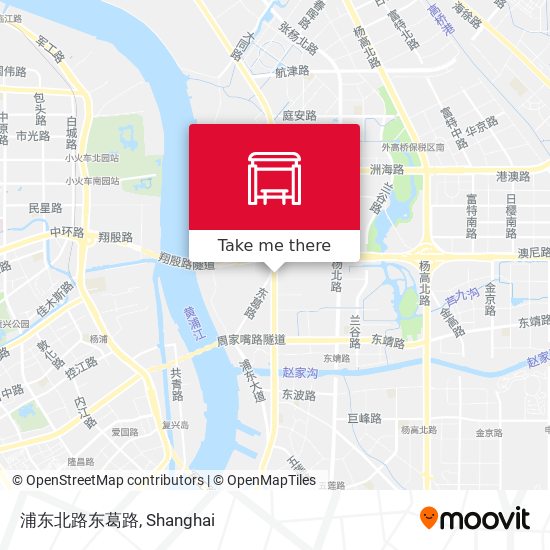 浦东北路东葛路 map