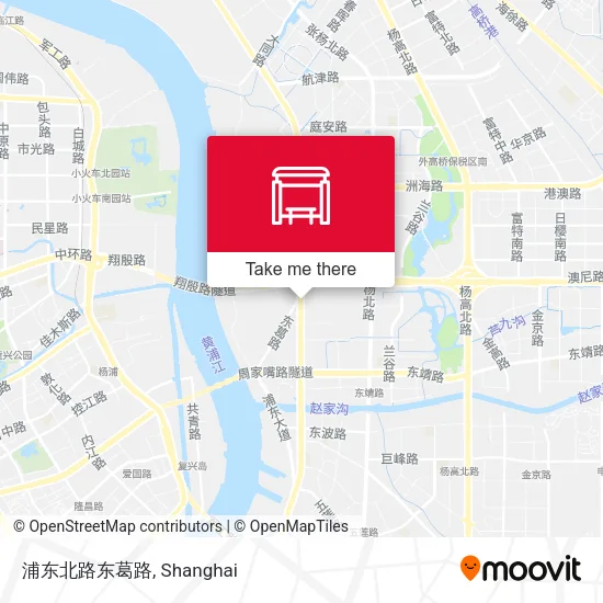 浦东北路东葛路 map