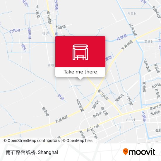 南石路跨线桥 map