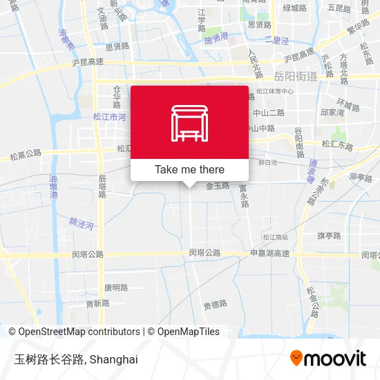 玉树路长谷路 map