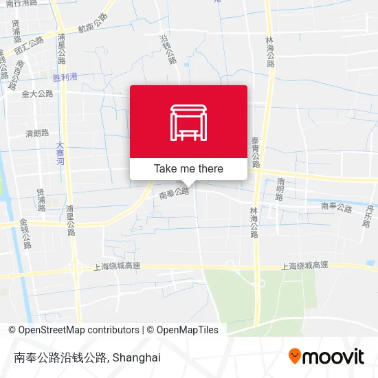 南奉公路沿钱公路 map