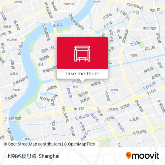 上南路杨思路 map