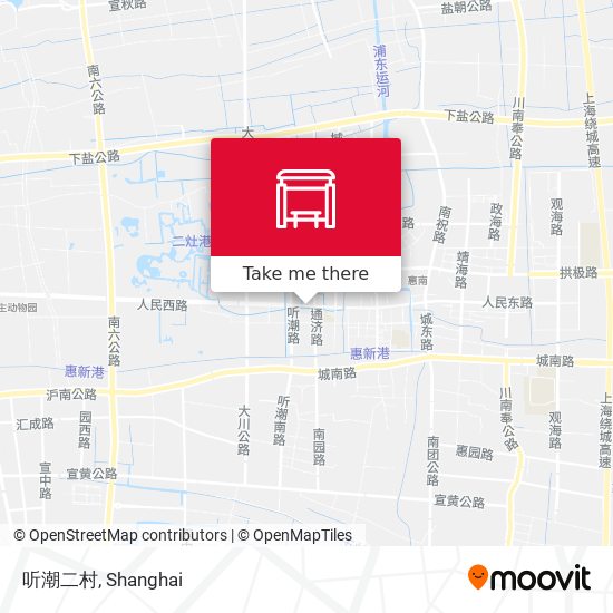 听潮二村 map