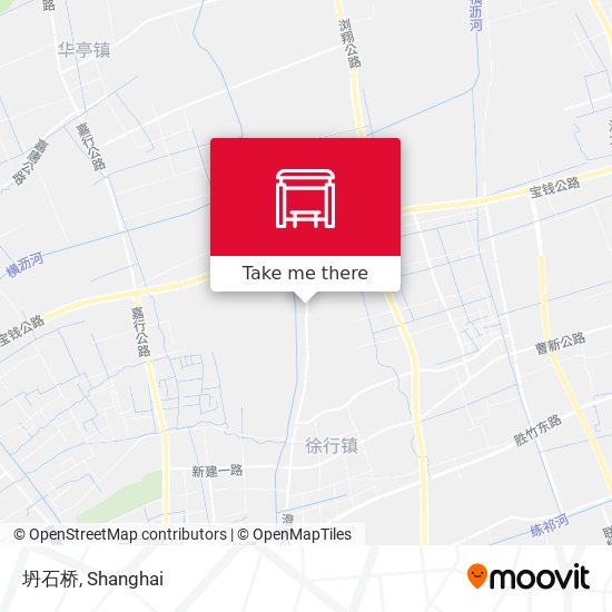坍石桥 map