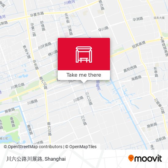 川六公路川展路 map