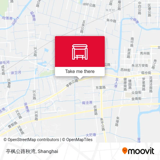 亭枫公路秋湾 map