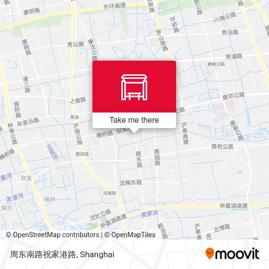 周东南路祝家港路 map