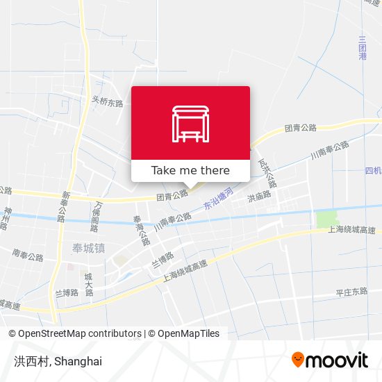 洪西村 map